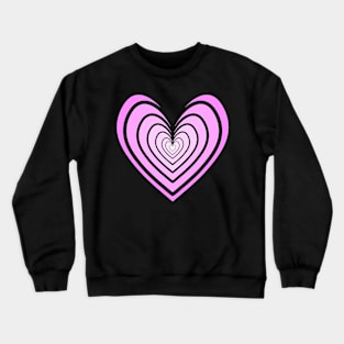 Rosy Heart (Pink) Crewneck Sweatshirt